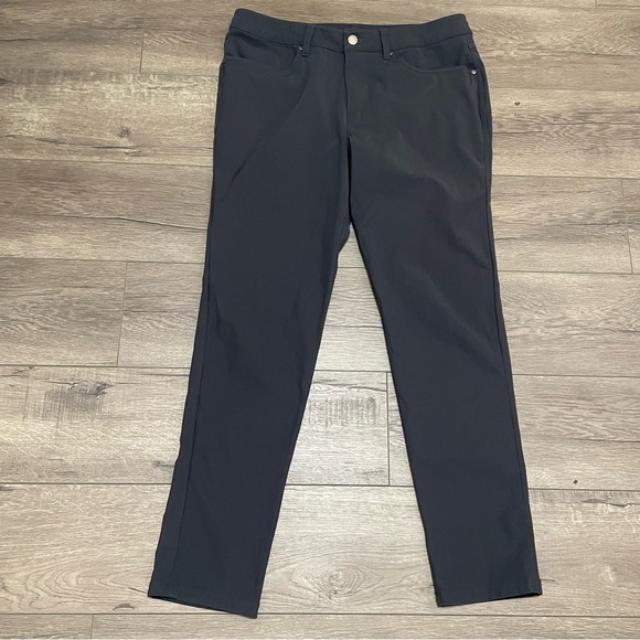 Lululemon Pants Mens ABC Warpstreme Slim Performance Preppy Dark Gray Sz 32 - Picture 1 of 9